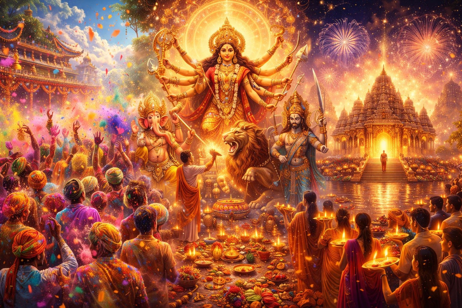 Sacred Festivals: Why Hindu Celebrations Are Cosmic Events, Not Just Holidays